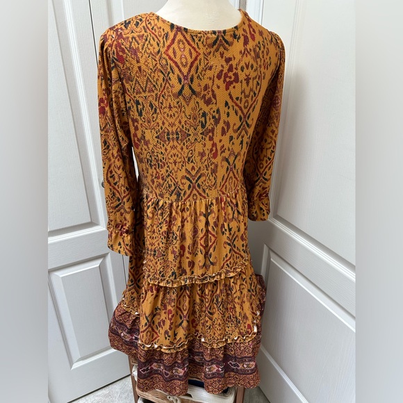Bohemian Patterned Dress - Picture 3 of 7